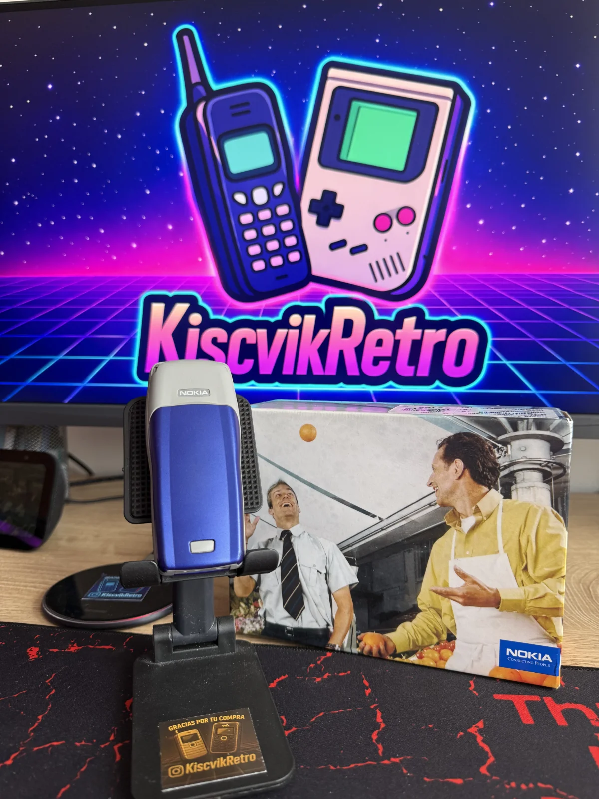 Nokia 1100 Azul — vista trasera